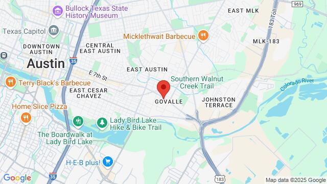 Map of the area around 3415 E 7th St, Austin, TX 78702-4033, United States,Austin, Texas, Austin, TX, US