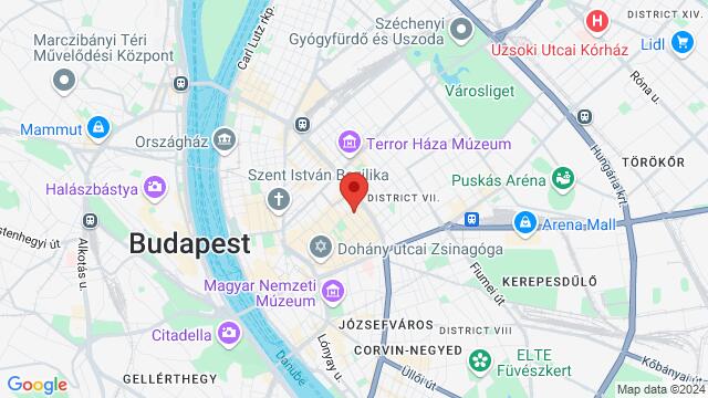 Map of the area around Dob utca 57, Budapest 1073, Magyarország,Budapest, Hungary, Budapest, BU, HU