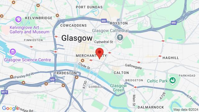 Map of the area around 18 Candleriggs, Glasgow, SC, GB