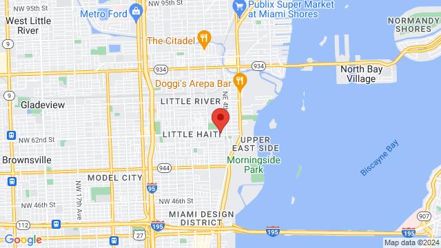 Map of the area around 353 Northeast 61st Street, Miami, FL, US