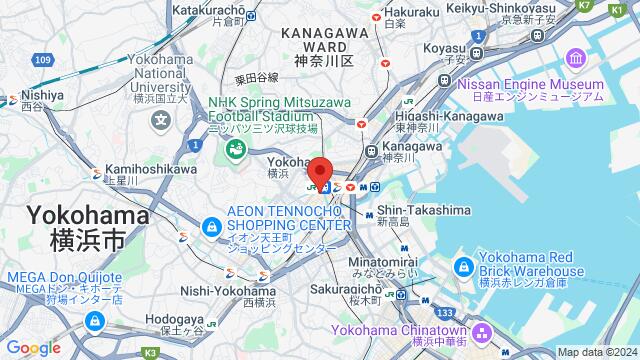 Map of the area around 西区南幸2丁目15-13 横浜ビブレ屋上,Yokohama,Kanagawa,Japan, Yokohama, KN, JP