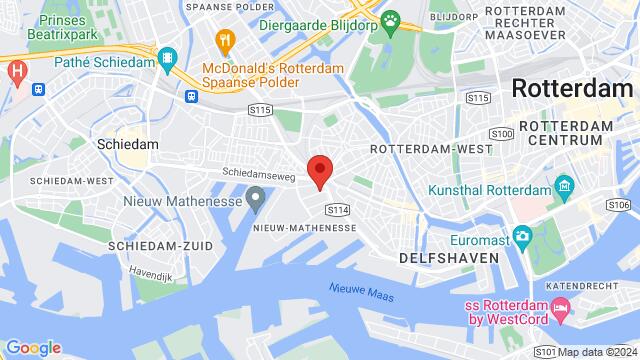 Map of the area around Galvanistraat 1089, 3029 AD Rotterdam, Nederland,Rotterdam, Netherlands, Rotterdam, ZH, NL