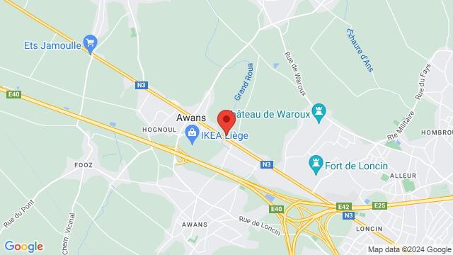 Kaart van de omgeving van Rue de Bruxelles 3, 4342, awans, , Belgique