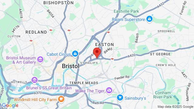 Map of the area around 7 Lawrence Hill, Bristol, BS5 0BY, United Kingdom,Bristol, United Kingdom, Bristol, EN, GB