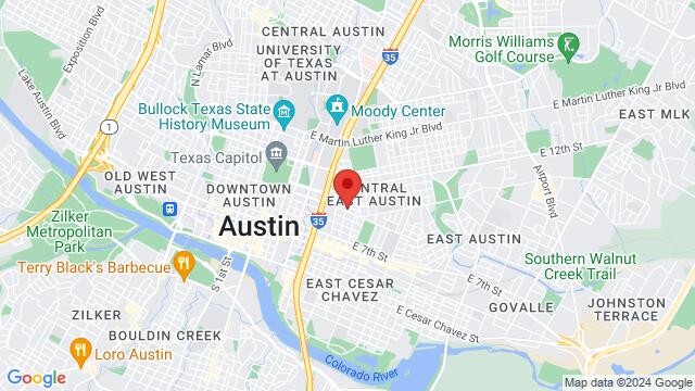 Mapa de la zona alrededor de 1050 E 11th St, Austin, TX 78702-1917, United States,Austin, Texas, Austin, TX, US