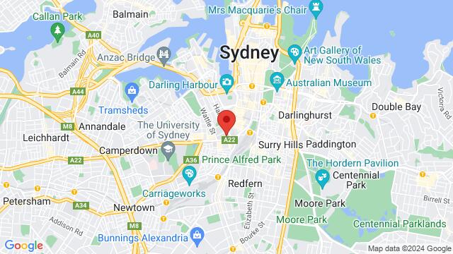 Map of the area around 15-79 Broadway, Ultimo NSW 2007, Australia,Sydney, Australia, Sydney, NS, AU