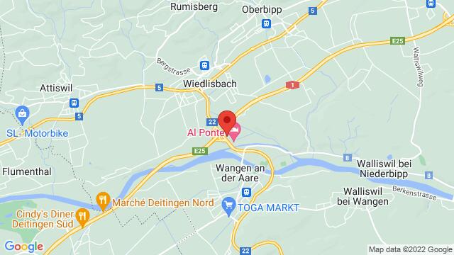 Map of the area around Soho Wangenstrasse 454537 Wiedlisbach