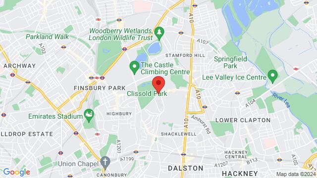 Karte der Umgebung von Stoke Newington Church Street, N16 9ES, London, EN, GB