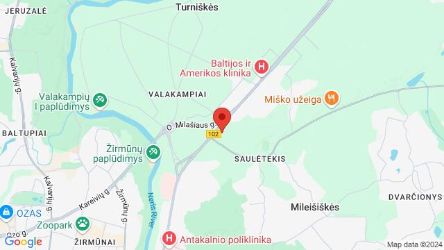 Map of the area around Nemenčinės plentas 7, LT-10105 Vilnius, Lietuva,Vilnius, Lithuania, Vilnius, VL, LT