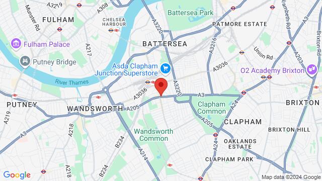 Map of the area around Fresh Ground, Fresh Ground, 68 Battersea Rise, London, SW11 1EQ, United Kingdom