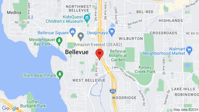 Map of the area around 300 112th Ave SE, 98004, Bellevue, WA, United States