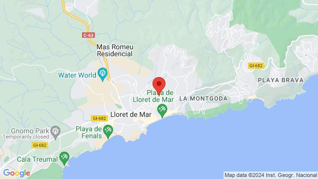 Map of the area around Gran Casino Costa Brava, Av. Vila de Tossa, 27-43, 17310 Lloret de Mar, Girona, Spain