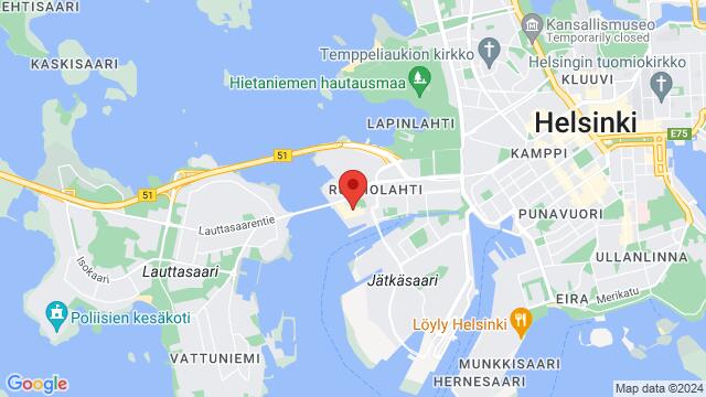 Karte der Umgebung von Tallberginkatu 1D 4krs,Helsinki, Helsinki, ES, FI