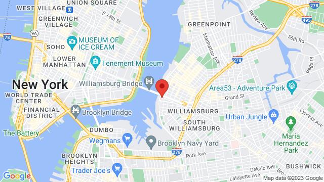 Map of the area around 29 Dunham Place, Brooklyn, NY 11249