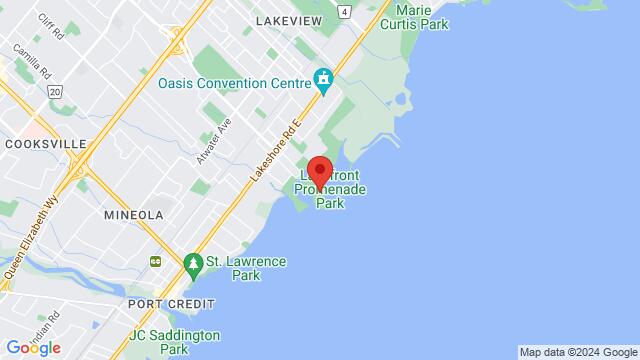 Map of the area around 55 Lakefront Promenade Park Mississauga, 55 Lakefront Promenade Park, Mississauga, Canada
