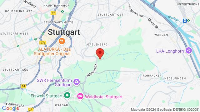 Map of the area around Albrecht-Leo-Merz-Weg 1, Stuttgart,Stuttgart, Germany, Stuttgart, BW, DE