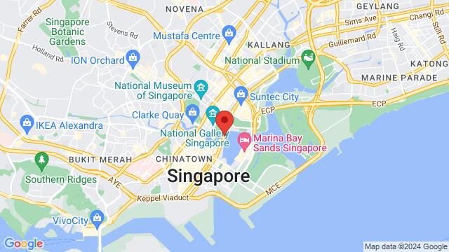 Map of the area around 1 Esplanade Drive,Singapore, Singapore, SG, SG