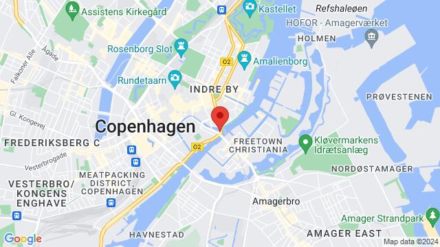 Map of the area around Børskaj 12,Copenhagen, Copenhagen , SK, DK