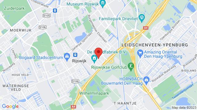 Map of the area around Visseringlaan 19, Den Haag, The Netherlands