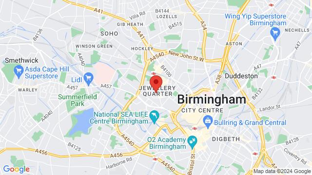 Carte des environs Nancy Mae, 36 Albion Street, Birmingham, B1 3, United Kingdom,Birmingham, United Kingdom, Birmingham, EN, GB