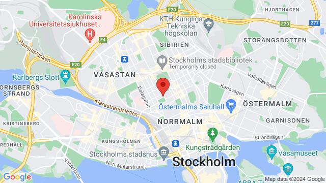 Carte des environs Tegnérlunden 6, SE-113 59 Stockholm, Sverige,Stockholm, Sweden, Stockholm, ST, SE