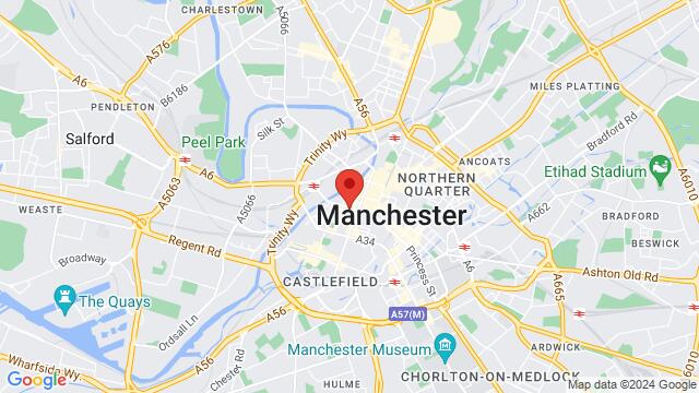 Karte der Umgebung von 60 Bridge Street, Manchester, M3 3, United Kingdom,Manchester, United Kingdom, Manchester, EN, GB