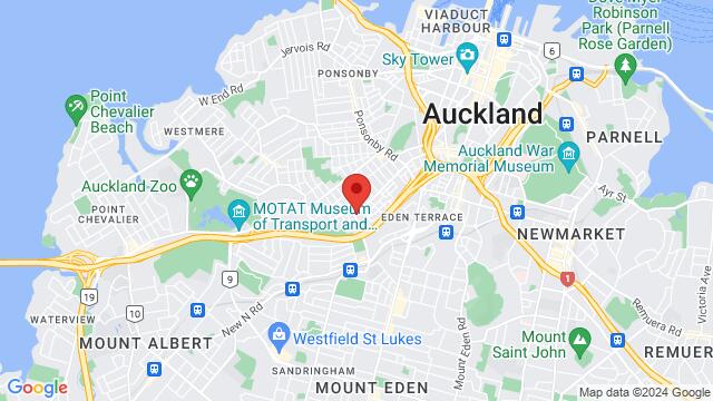 Map of the area around 2 Bond Street, Grey Lynn,Auckland, New Zealand, Auckland, AU, NZ