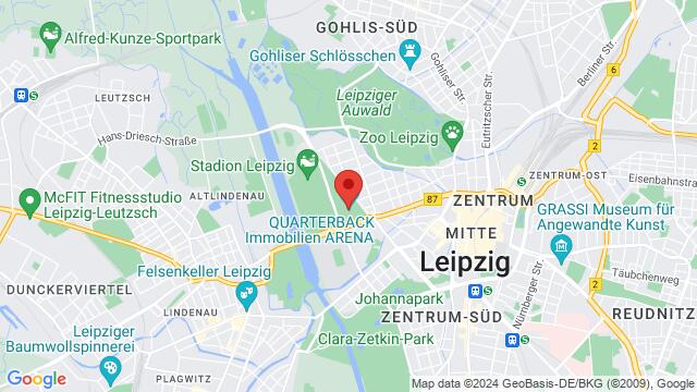 Map of the area around Am Sportforum 2, 04105 Leipzig, Deutschland,Leipzig, Germany, Leipzig, SN, DE