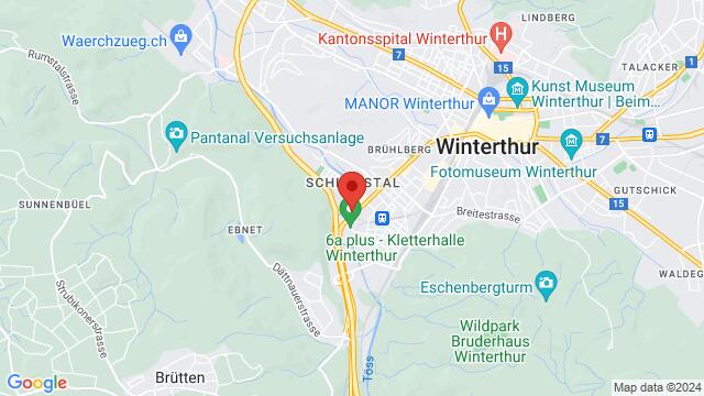 Kaart van de omgeving van Cielito, Zürcherstrasse 162, CH-8406 Winterthur