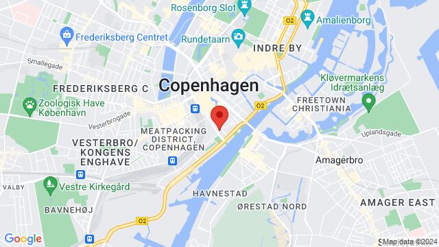 Mapa de la zona alrededor de Bernstorffsgade 27, 1577 Copenhagen, Denmark
