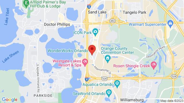 Carte des environs Cuba Libre – Orlando, 9101 International Drive, Orlando, FL, 32189, United States