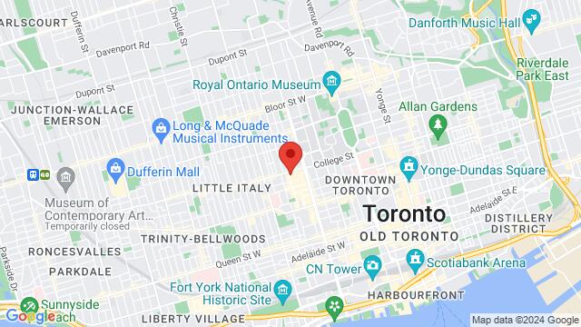 Map of the area around 319 Augusta Ave, Toronto, ON M5T 2M2, Canada,Toronto, Ontario, Toronto, ON, CA