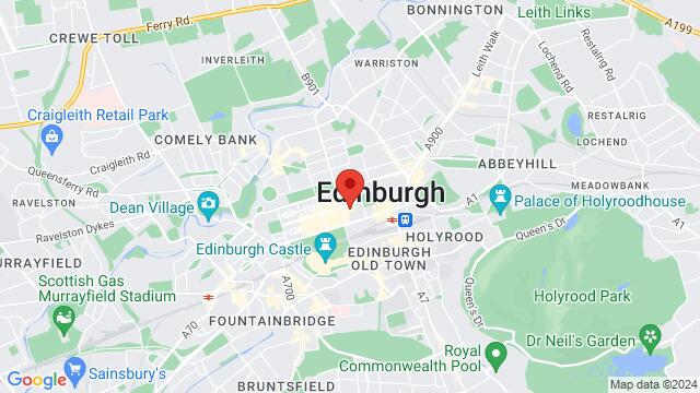 Carte des environs 16 George Street, Edinburgh, EH2 2PF, United Kingdom,Edinburgh, United Kingdom, Edinburgh, SC, GB