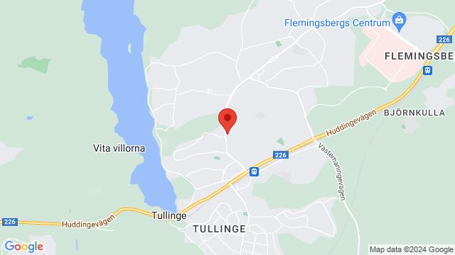 Map of the area around Palettvägen 15, 146 30 Tullinge, Sweden, Stockholm, ST, SE