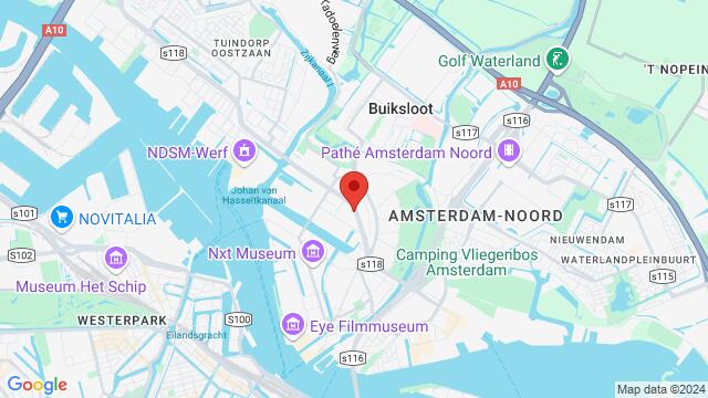 Map of the area around Klaprozenweg 19, Amsterdam, The Netherlands