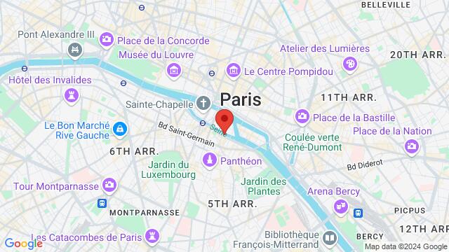 Map of the area around Port Montebello, 75005 Paris, France, Paris, France, Paris, IL, FR