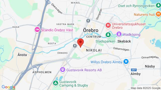 Map of the area around Fabriksgatan 21, SE-702 23 Örebro, Sverige,Örebro, Sweden, Örebro, OR, SE