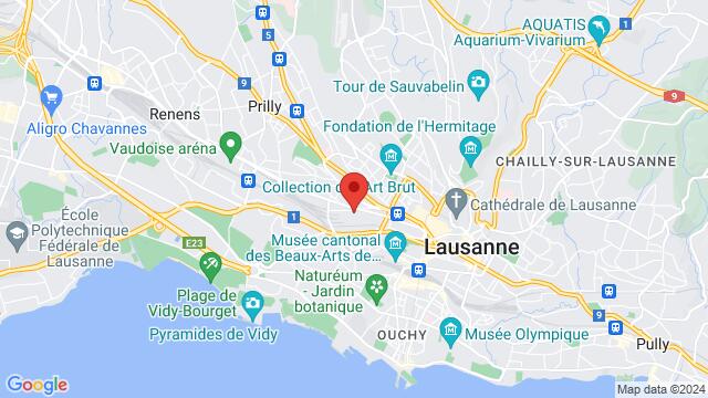 Map of the area around Rue de Sébeillon 1, 1004 Lausanne Vaud, Suisse,Lausanne, Switzerland, Lausanne, VD, CH