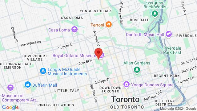 Mapa de la zona alrededor de 273 Bloor Street West,Toronto, Ontario, Toronto, ON, CA