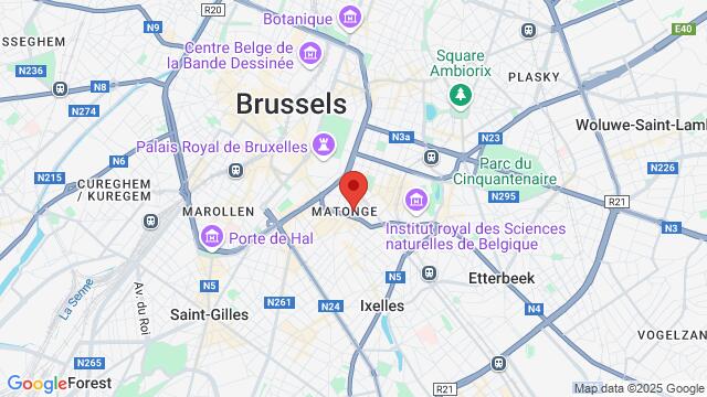 Map of the area around Dublinstraat 13, 1050, Ixelles, , Belgique