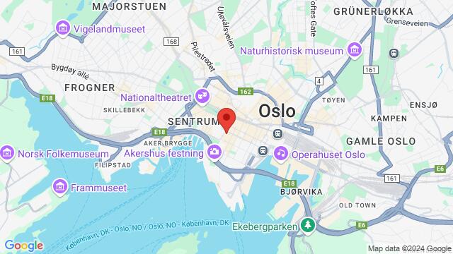 Mapa de la zona alrededor de Øvre Slottsgate 3, 0157 Oslo, Norge,Oslo, Norway, Oslo, OS, NO