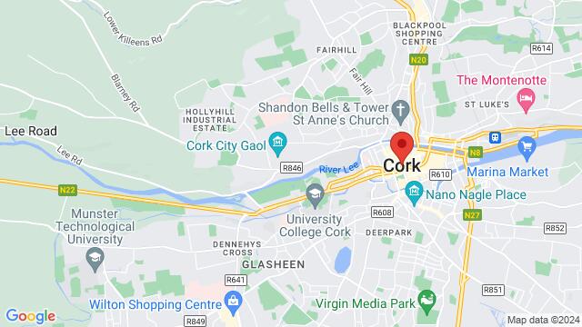 Map of the area around Cork, Cork, CK, IE