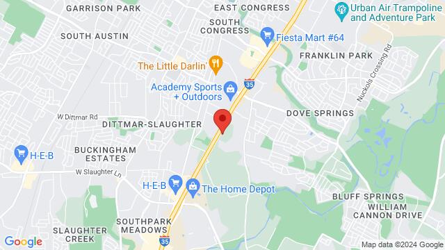 Map of the area around Fast Friends Beer Co, 7313 S IH 35 Service Road NB, Austin, TX, United States