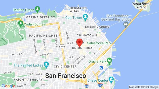 Karte der Umgebung von 430 Mason St, San Francisco, CA 94102-1706, United States,San Francisco, California, San Francisco, CA, US