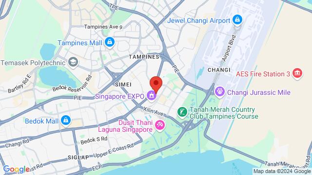 Map of the area around #02-01 Expo Drive,Singapore,486150,SG, Tampines, Singapore, Tampines, SG, SG