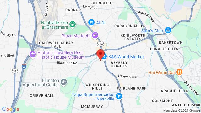 Map of the area around 4928 Edmondson Pike Unit 107,Nashville,TN,United States, Nashville, TN, US