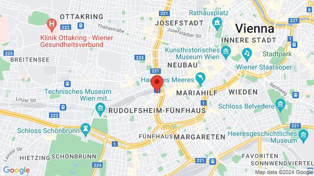 Map of the area around 1 Europaplatz, Wien, Wien, AT
