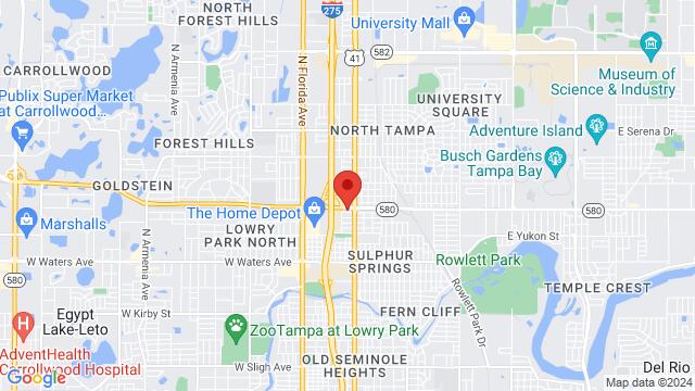 Kaart van de omgeving van 810 E Skagway Ave, Tampa, FL 33604-1641, United States,Tampa, Florida, Tampa, FL, US