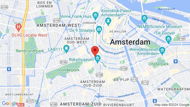 Map of the area around Weteringschans 6, 1017 SG Amsterdam, Nederland,Amsterdam, Netherlands, Amsterdam, NH, NL