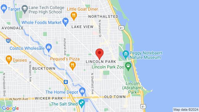 Map of the area around 2423 N Lincoln Ave, Chicago, IL 60614-2414, United States,Chicago, Illinois, Chicago, IL, US